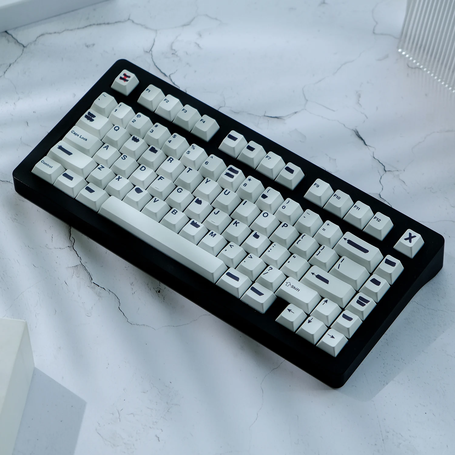 150 Keys GMK Redacted Keycaps Cherry Profile PBT Dye Sublimation Mechanical Keyboard Keycap MX Switch With 1.75U Shift ISO Enter