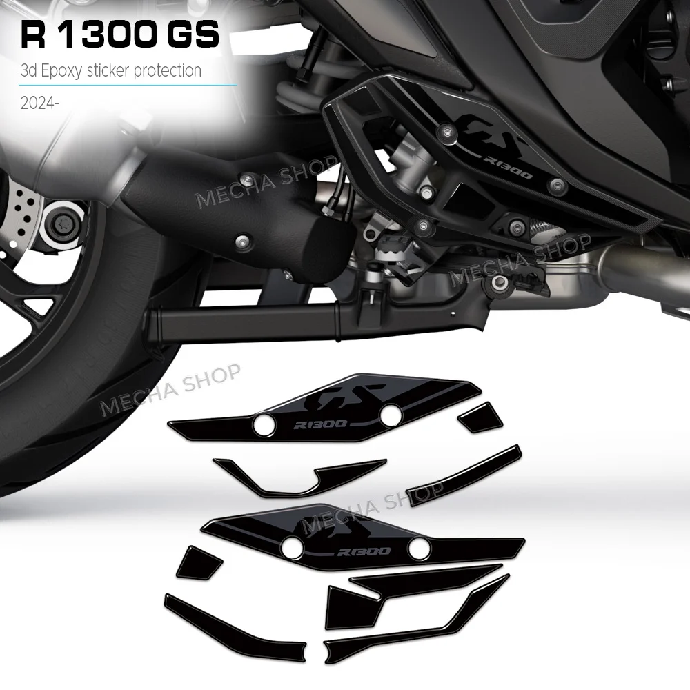 GS1300 Sticker Motorcycle Heel Protector 3D Epoxy Resin Protection Sticker For R 1300GSA R1300GS 2023-2026