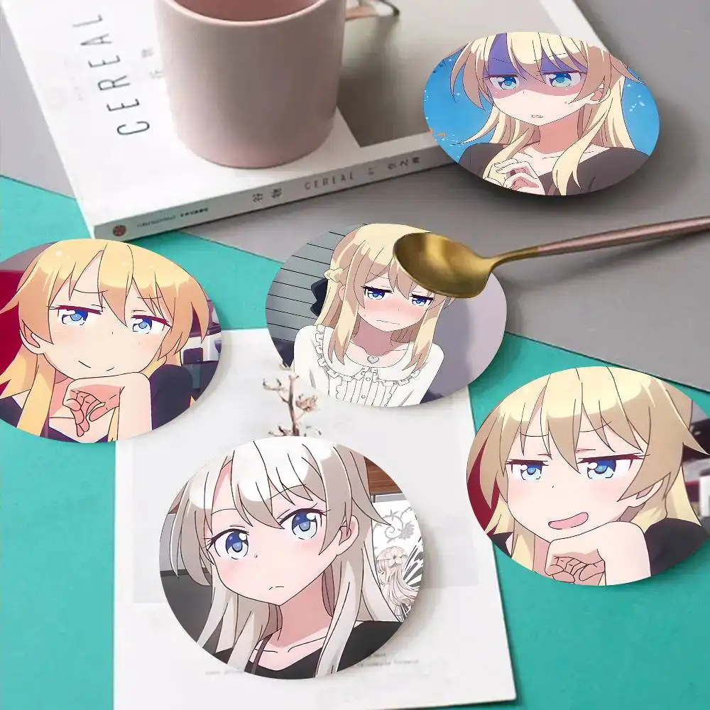 1pc Kou Yagami Anime Characters Wooden Coaster Colour Printing Cup Mat Home Desk Decoration Gifts