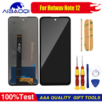 New Original Touch Screen LCD Display With Frame For Hotwav Note 12 Phone Replacement Parts + Disassemble Tool