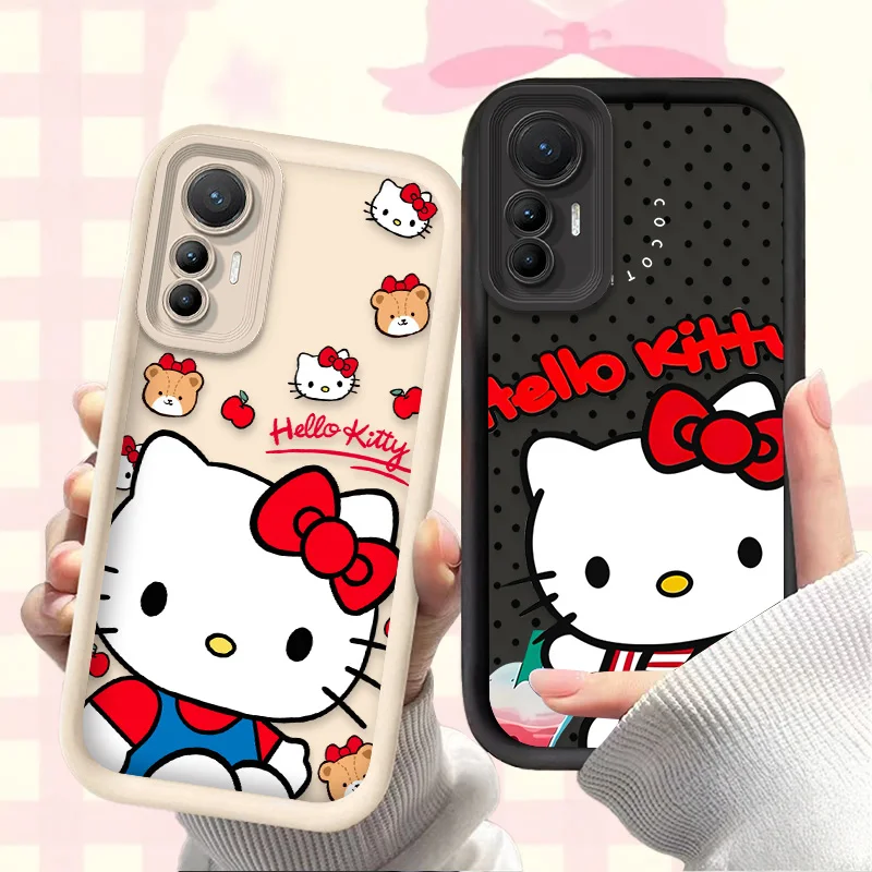 

Sanrio Hello Kitty Cute Silicone Matte Case for Xiaomi Poco F7 F6 F5 F4 F3 M5s C65 C75 C71 X7 X6 X5 X4 GT X3 NFC M7 M6 Pro 4G 5G
