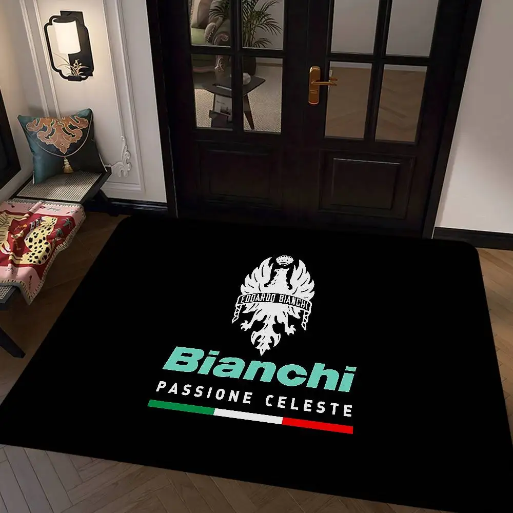 B-Bianchi Bike Room Mats Nordic Style Home Doormat Bathroom-Toilet Mats Bedroom Hotel Decor Mat