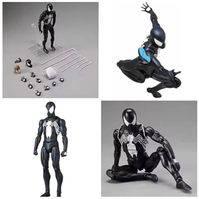 

Комическая версия симбиотистов mafex147 Venom Spider Man Питер Паркер мобильная аниме-фигурка модель