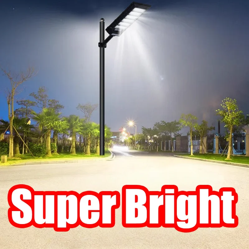 980000000LM Super Bright Outdoor Solar LED Light 60000W High Power Outdoor Wall Lamp Security Solar Lamp Lighting for Garden