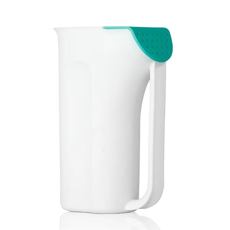A88E-Tazza per risciacquo da bagno con controllo del bambino, design senza strappo con manico e soffione doccia a pioggia rimovibile per lavare i capelli e il corpo