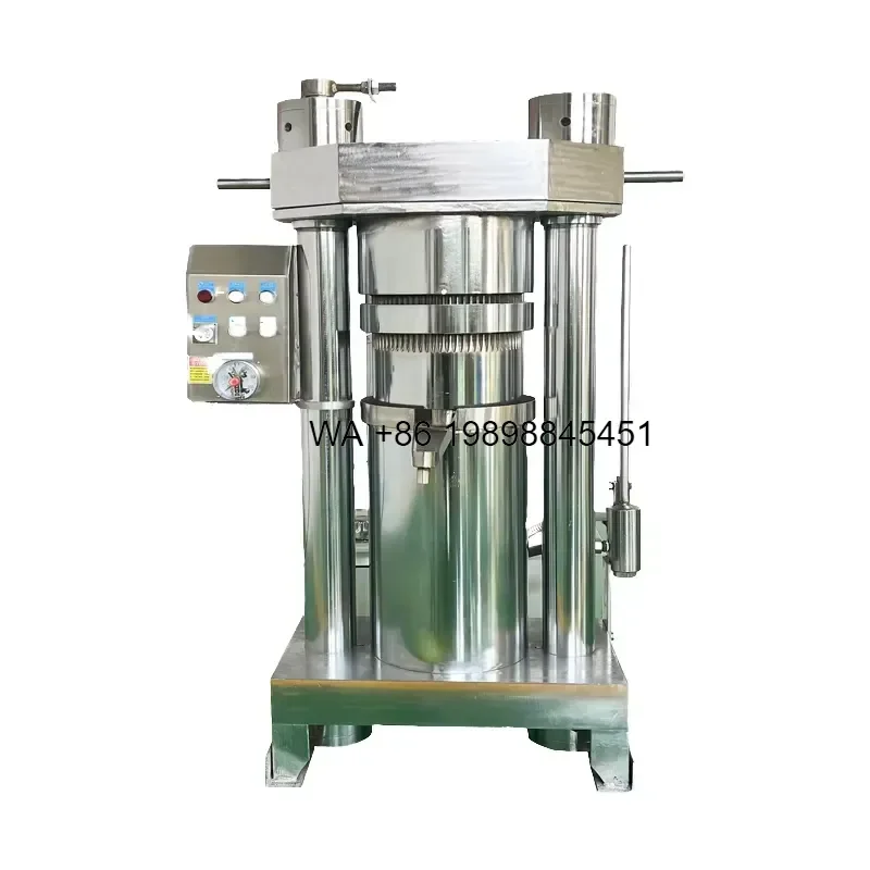 Wmwmnu Automatic Engine Powered Small Cold Press Oil for Oil Pressing and Storage Multifunctional High Efficiency