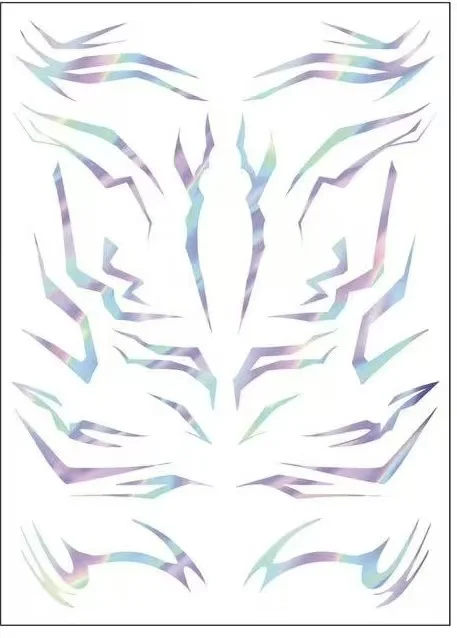 مجموعة الوشم المؤقت KPop Demon Hunters أنماط Rumi & Jinu |   Bithday اللباس الداخلي HUNTR/Xi Saja Boys هالوين تأثيري رومي الوشم