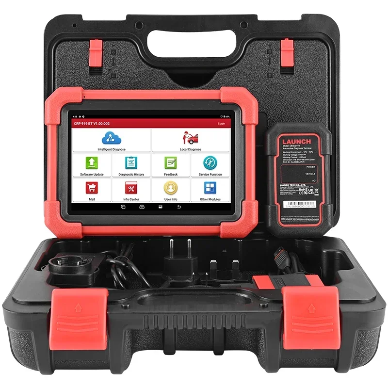 Skaner diagnostyczny LAUNCH CRP919X BT 2024 z Bluetooth obsługuje kodowanie CAN FD DoIP i ECU