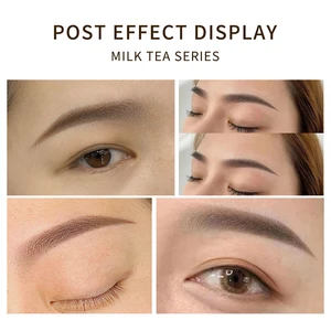 Màu trà leite cho bộ trang điểm bán vĩnh viễn, sắc tố hình xăm, microblading, lông mày, bút kẻ mắt, môi, làm đẹp, 3ML 8 Sơn bán hàng chính ngắn - 5