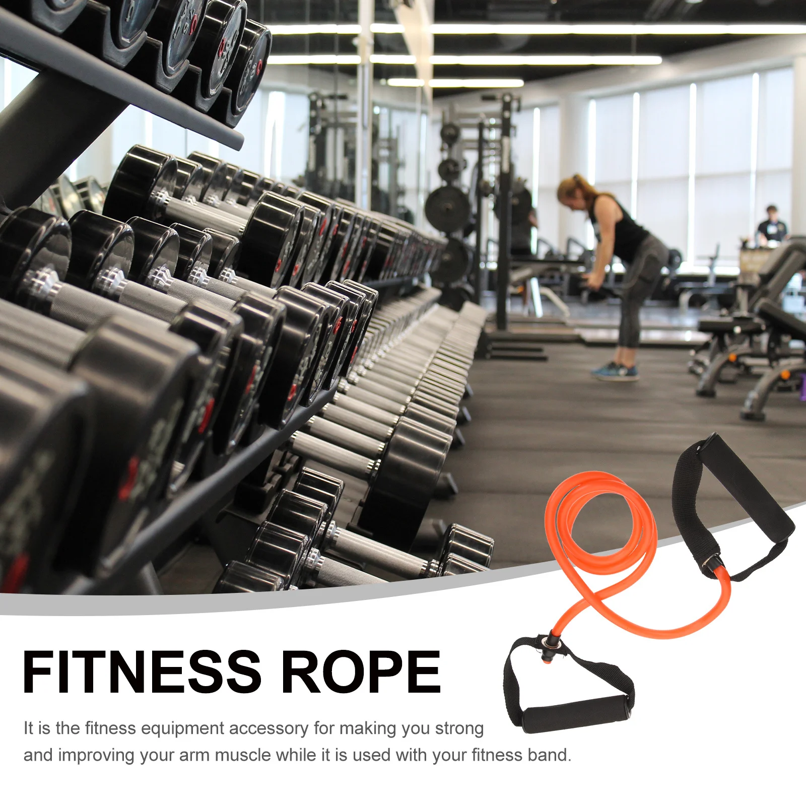 

1Set Fitness Rope Premium Material Stable Structure Resistance Band Training Strap Muscle Exercise Equipment Resistance Rope