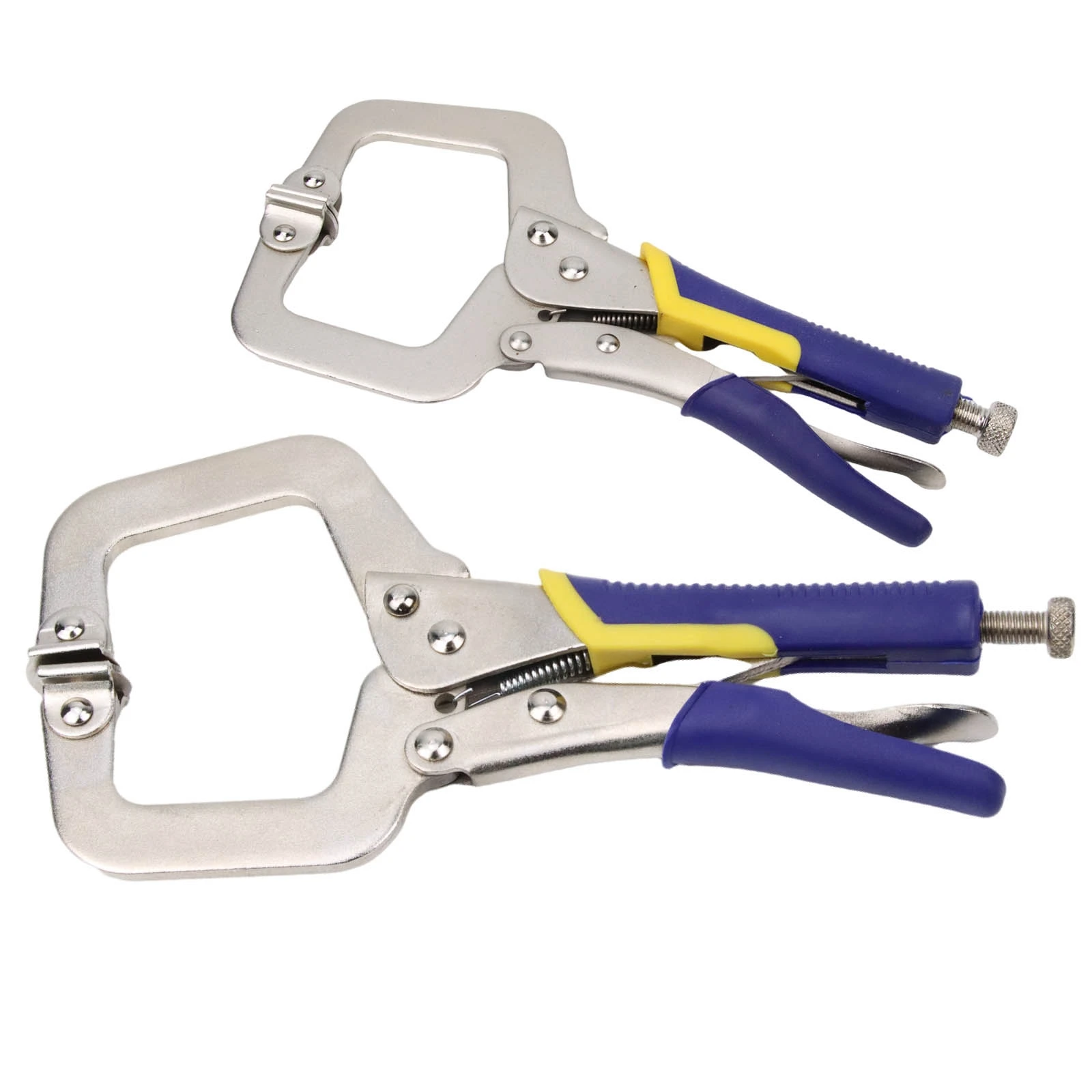 

6''/9''/11'' Adjustable C-Clamp Welding Pliers Locking Pliers Vice Grip Quick Weld Holders Hand Welding Fixing Tool