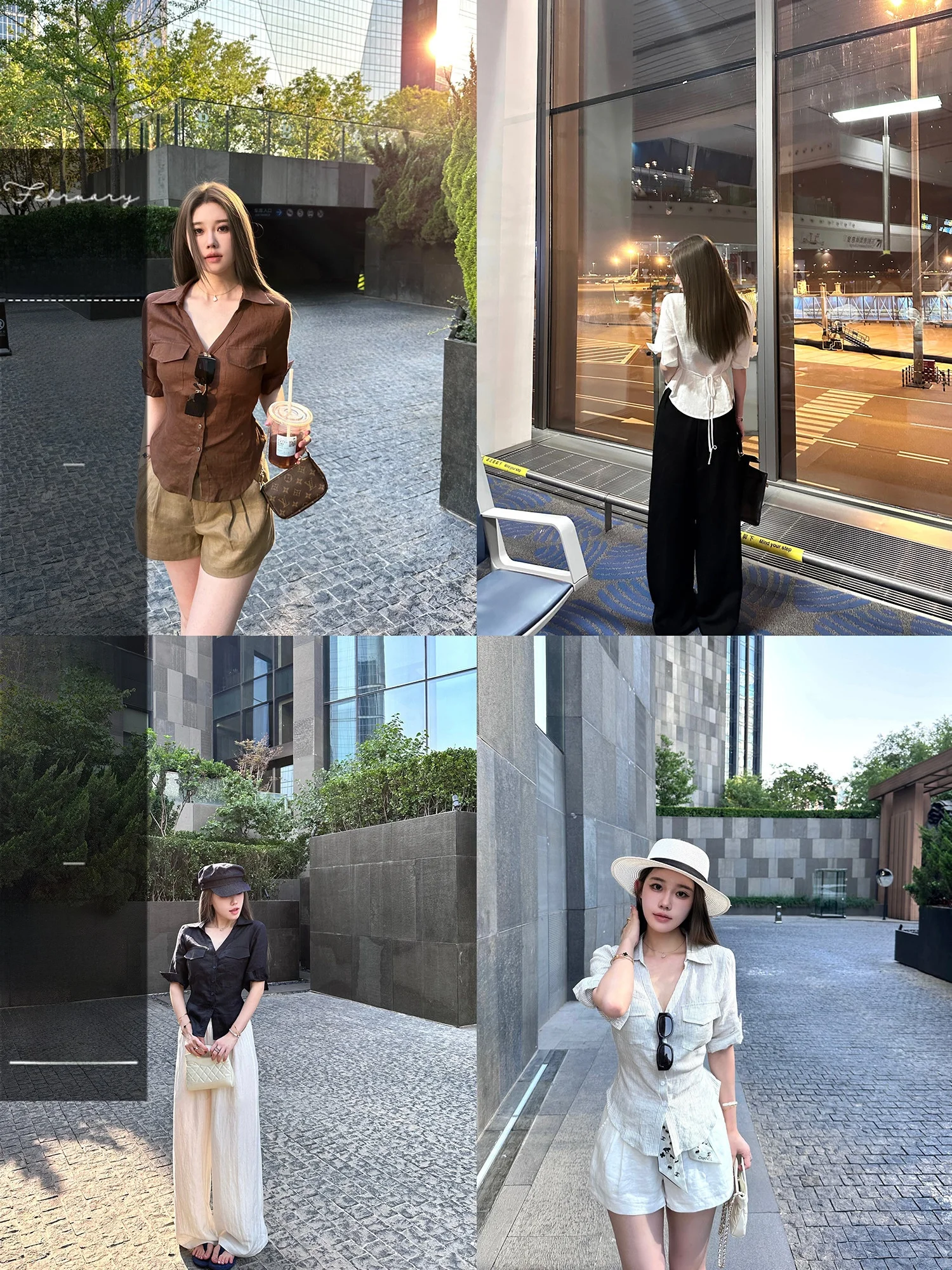 

Льняная рубашка Seoul Linyings из 100% льна с рукавом миди, приталенная, повседневная, облегающая, женская