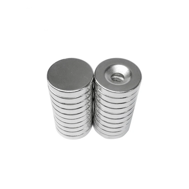 12x4-4mm Stong Neodymium Magnets Disc 12x3-4mm Minor Diameter Magnet Round Countersunk Magnetic 12*4-4mm 12x5-4 10x4-4