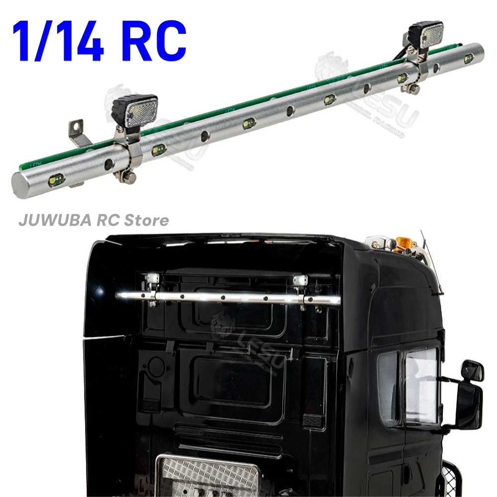 LESU RC Lkw 1/14 Scheinwerfer Aluminium Legierung LED Licht Pol S-1321 Für Tamiya 1/14 Rc Traktor Lkw Kipper Zubehör Teile