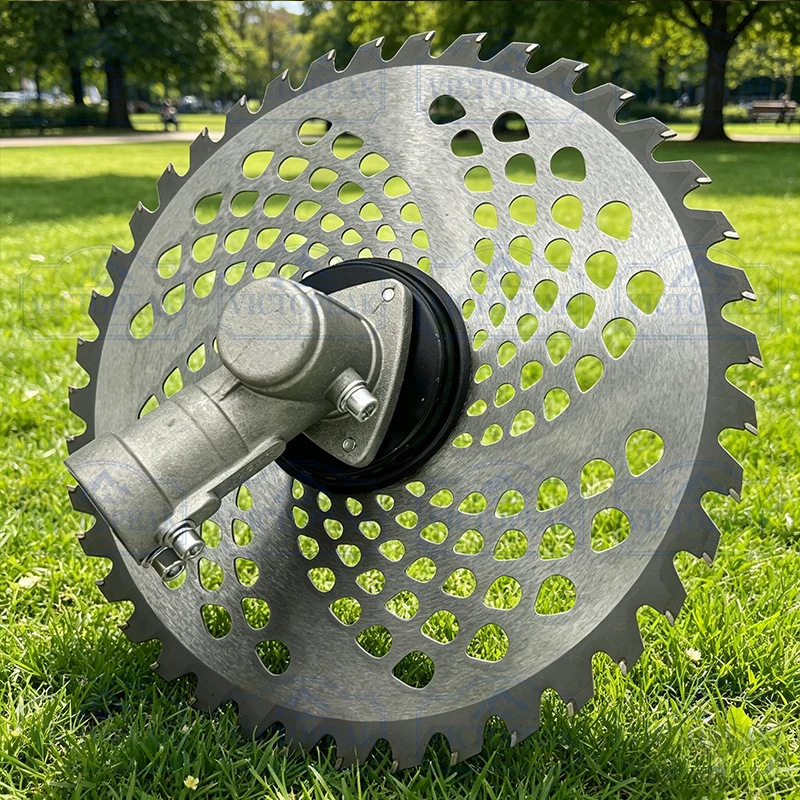 Gartengeräte Trimmer Rasentrimmer Zubehör Rasenmäher Teile Grasschneiderklinge 255mm 40 Zähne Legierung