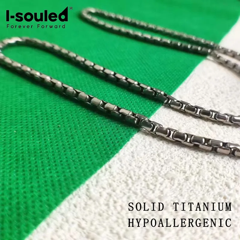 Hypoallergenic Titanium Snake Chain 3.5mm Never Tarnish Unisex Jewelry Swim Proof