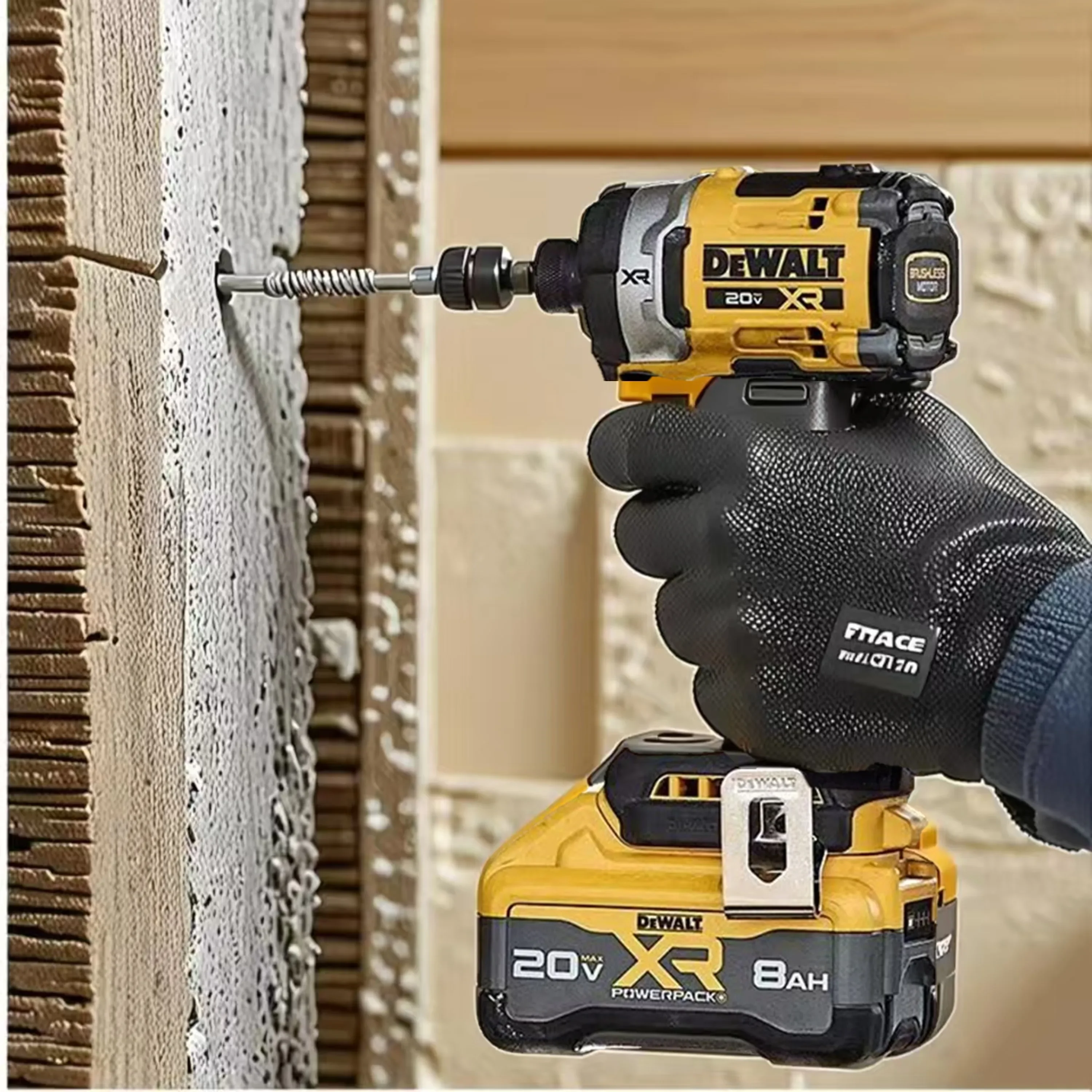 DEWALT DCF850 controlador de impacto controlador eléctrico 20V batería de litio destornilladores de batería sin escobillas herramientas de alto par