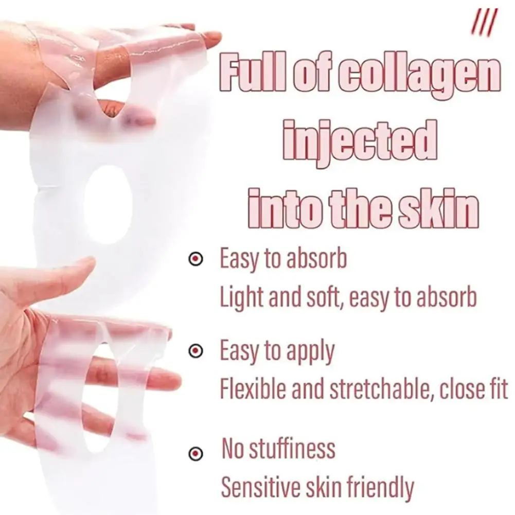Quasi-biologische Kollagen Anti-Falten Übernacht-Hydrogel-Maske Porenverfeinernd Elastizitätsverbessernd Tiefenhydratisierende Hautpflege – Detail 9