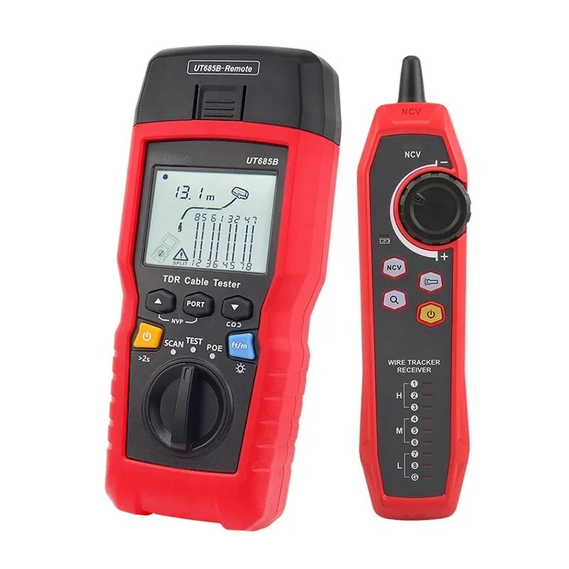 Network Cable Tester Anti-interference POE Live Line Inspection Multi-function Network Line Measurement Tool for IT