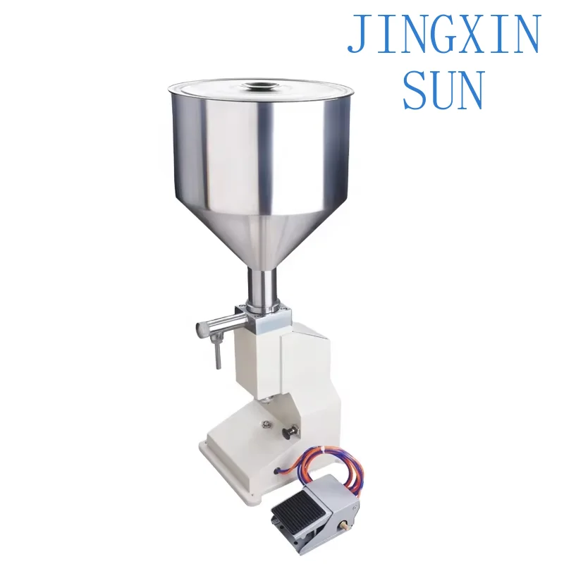 Manual Liquid Filling Machine Ketchup Packing Machine Yogurt Cosmetics Cream Liquid Bottle Filling Machine