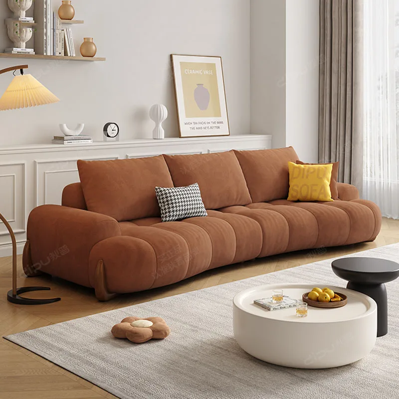 Leniwa Sofa Segmentowa Salon Modułowy Italiano Nowoczesna Narożna Kanapa Rozkładana Nordic Lounge Pufy Asiento Meble Domowe DWH