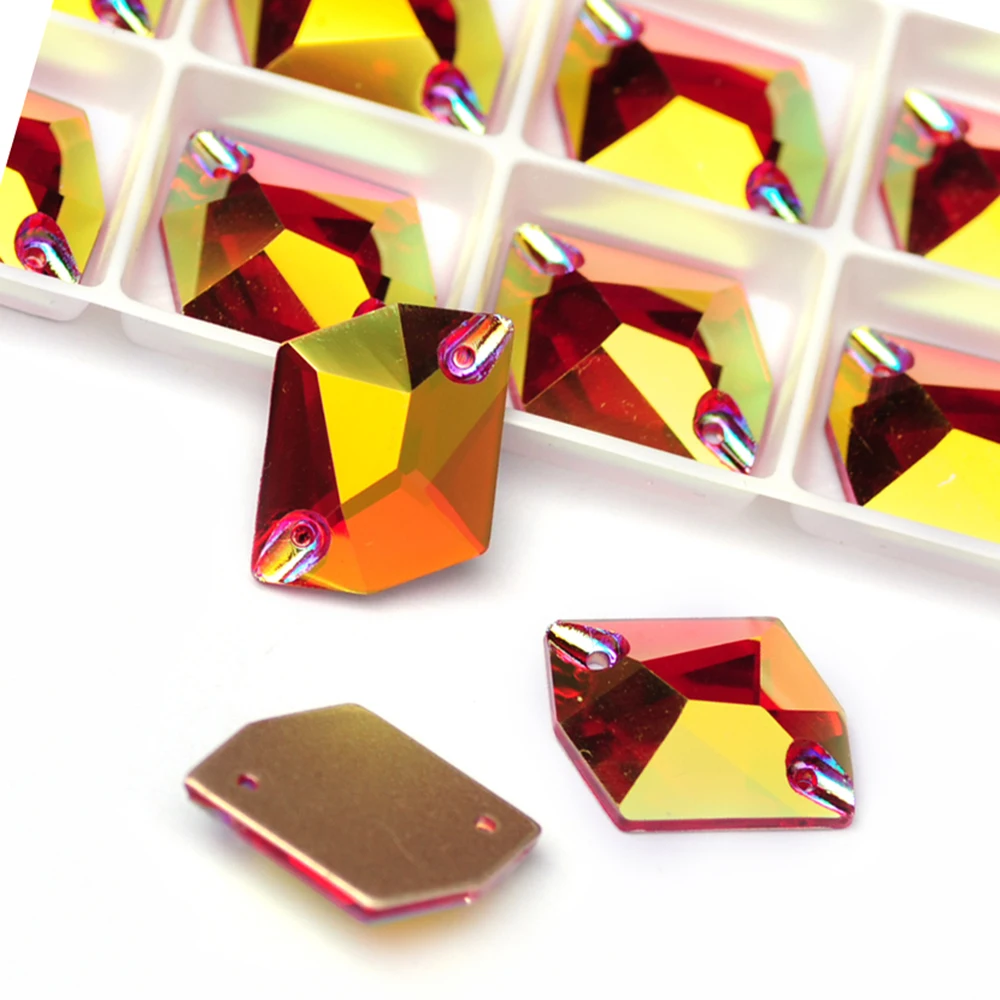YANRUO 3265 Cosmic Alle Größen Farben AB Glas-Strasssteine, helle Steine zum Nähen von Schmuck, Stoff, Edelsteinen, Zubehör, DIY – Detail 14