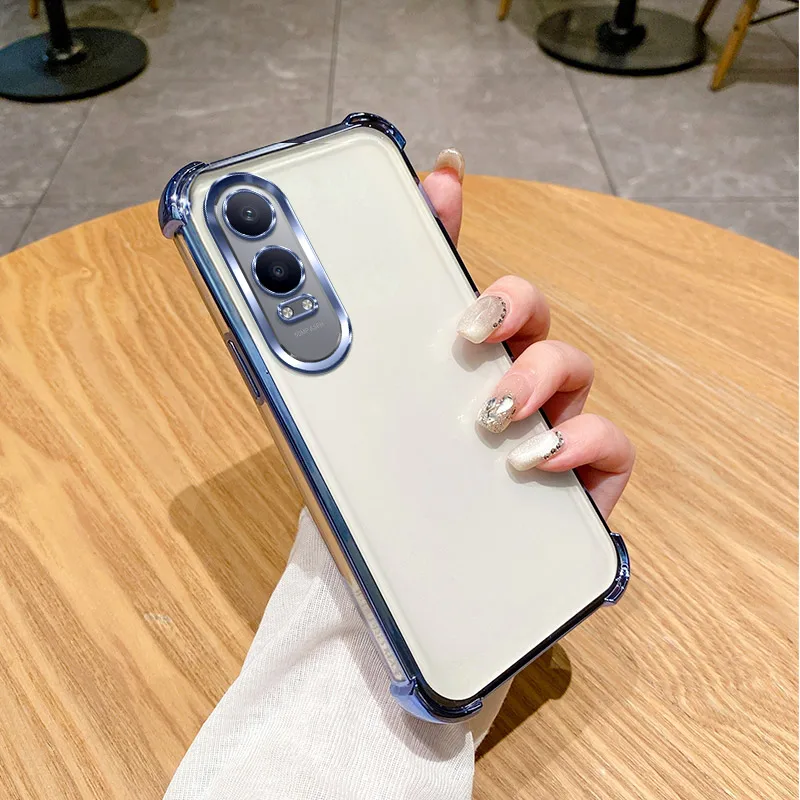 For OnePlus Nord CE4 Lite Case 1+Nord CE4 Lite Cover Nord CE4 Lite Phone Case Bumper Shockproof Protect Cover Clear electroplate image 5