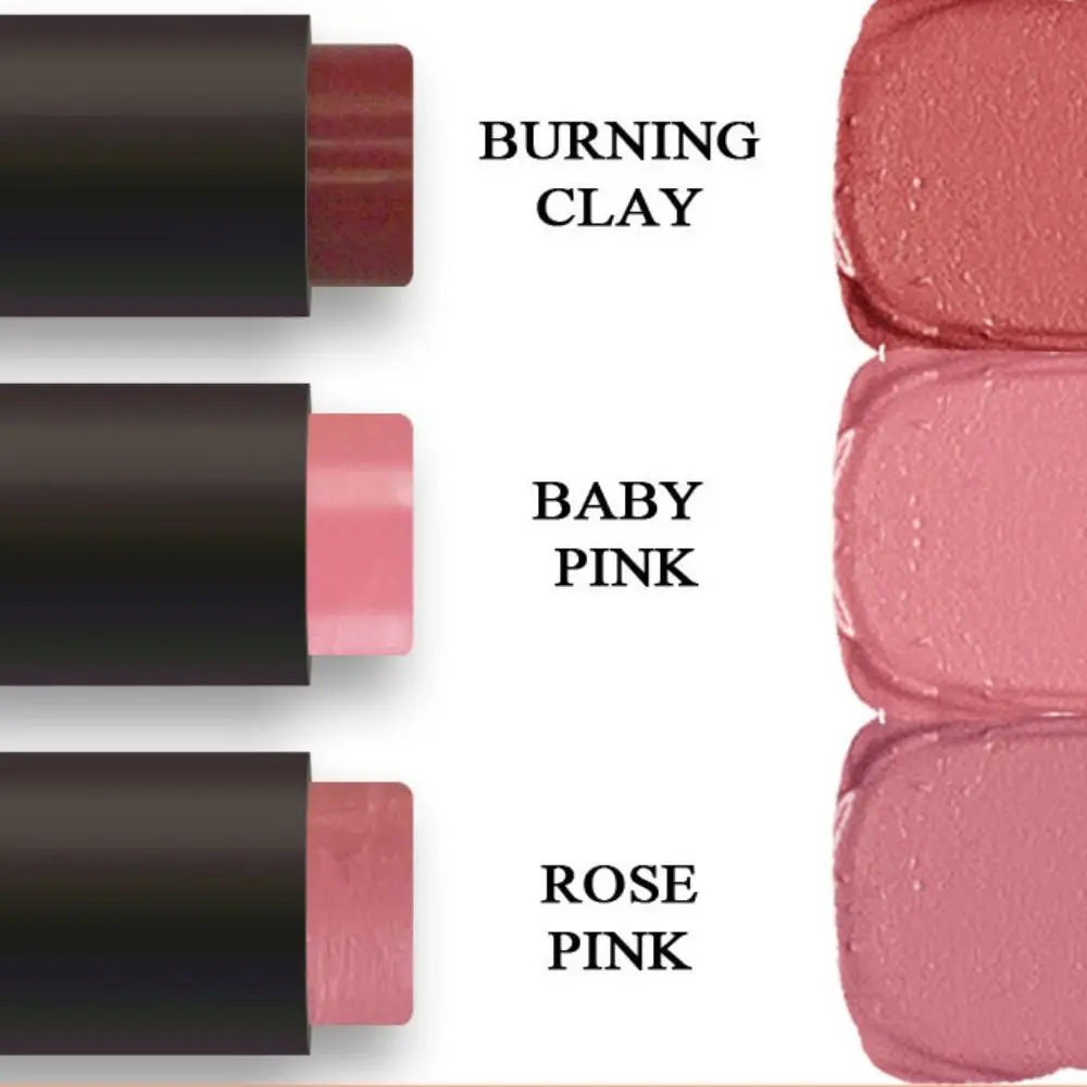 Fashion Blusher Stick Cream Blush Stick Eyes Make Up Cheek Tint Rouge Multi-function Beauty Face Blusher Cosmetics Girls