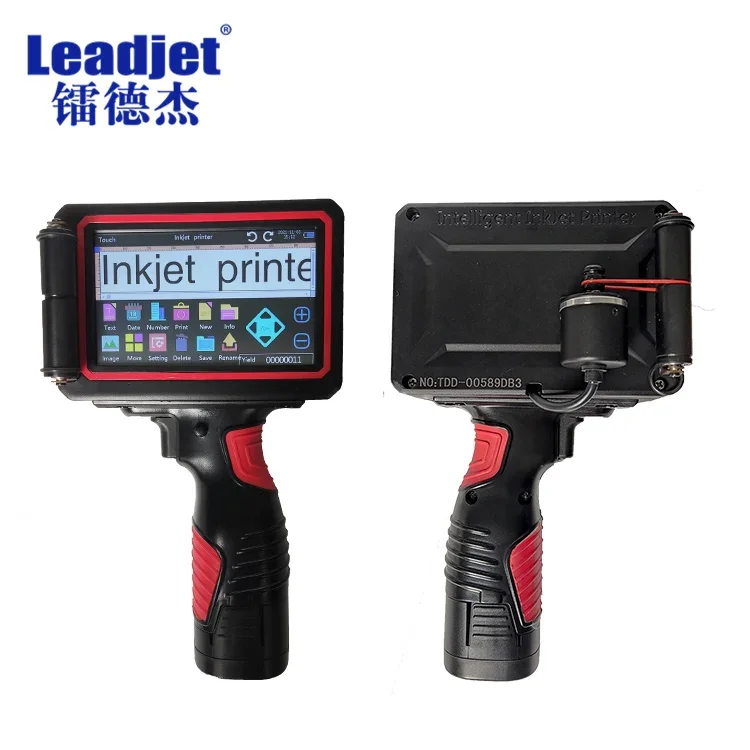 S100C Leadjet Hand jet Printer Handheld Inkjet Printing Machine