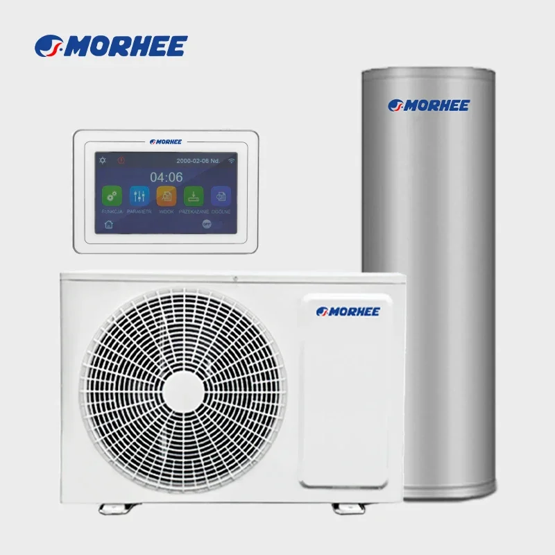 Morhee Best Wifi Control Mini Water Heater Circulating  Pump DC Inverter Air Source To  Heat 