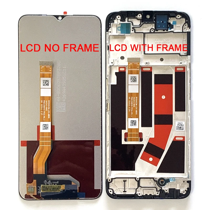 Original For Oppo A57/A77 4G CPH2387 LCD A57S Display Screen+Touch Panel Digitizer For Oppo A57 5G LCD A77 5G CPH2339 LCD Frame