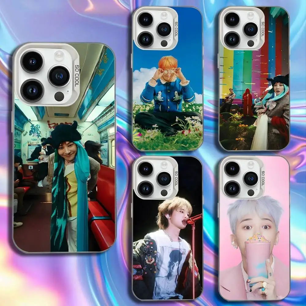 

Kpop GD G-Dragons Phone Case For iPhone 16,15,14,13,12,11,Mini,Pro,SE,MAX White Matte Shockproof Cover