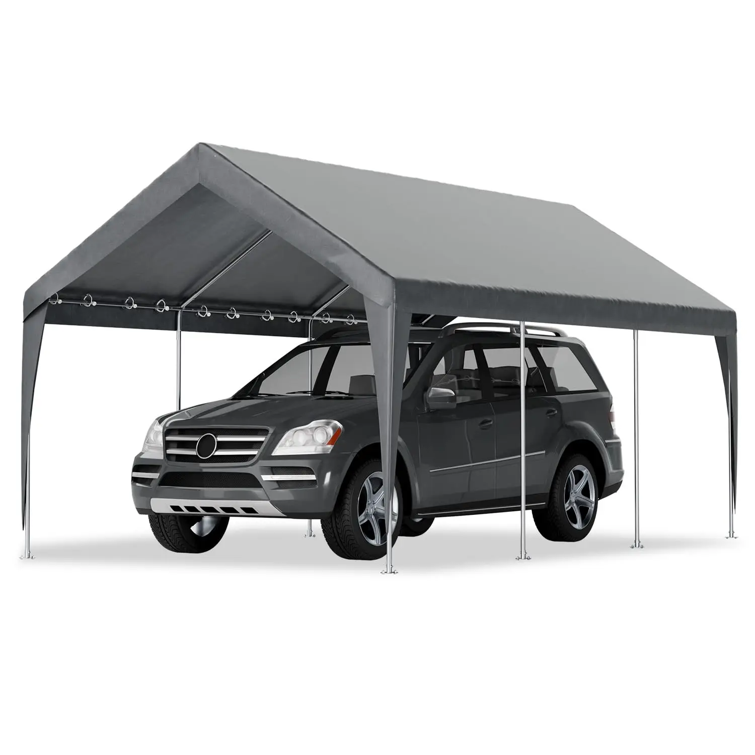 12x20 FT Heavy Duty Portable Garage Without Sidewall
