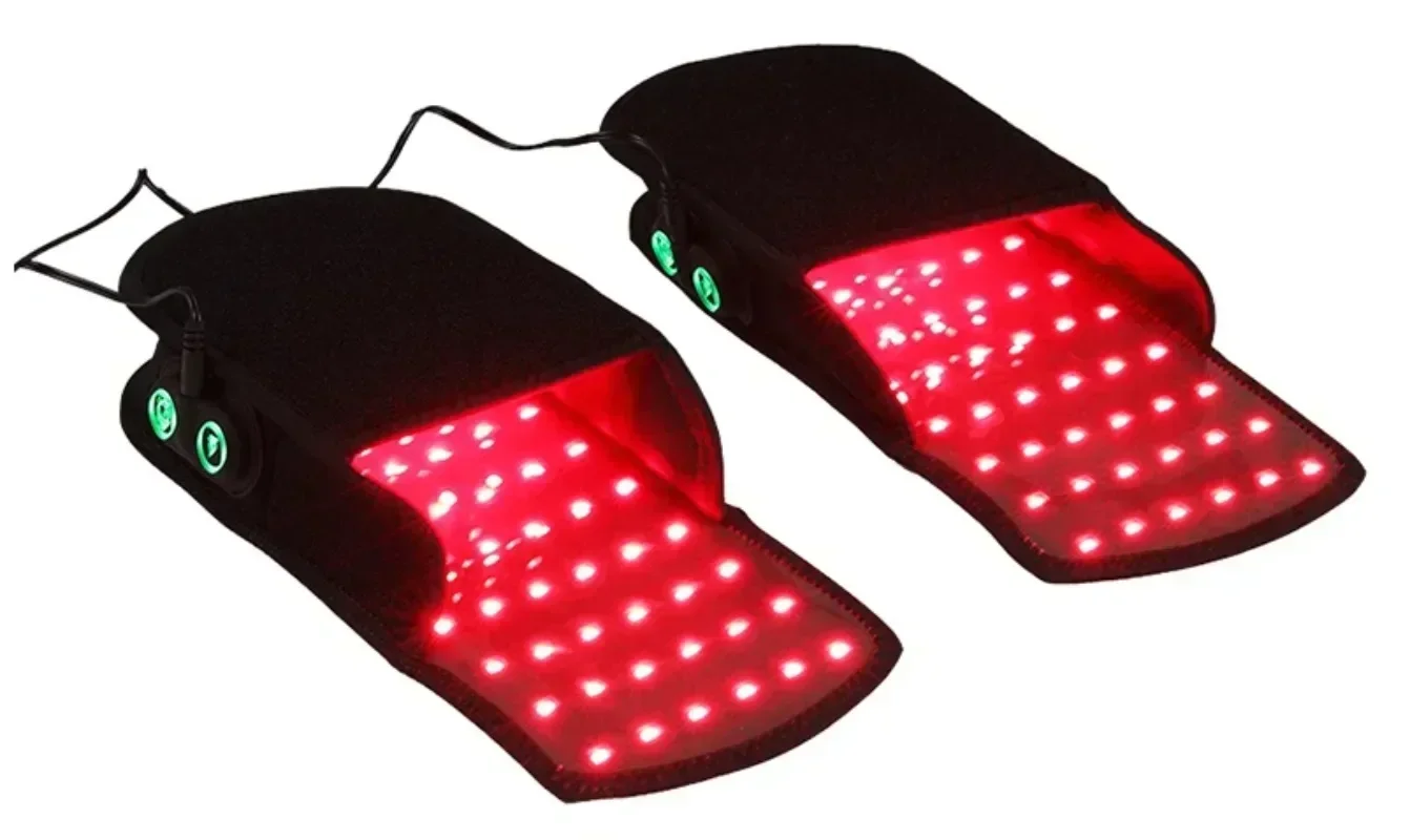 Red Light Slippers Infrared LED Light Foot Therapist with Foot Massage Function