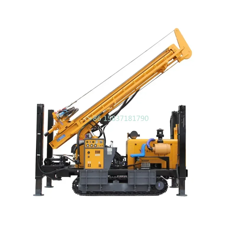 150 Meter Depth Drilling Rig Machine 300 Meter Air Water Well Drill Rig Construction Water Well Bore Hole Drilling Rig Machinery