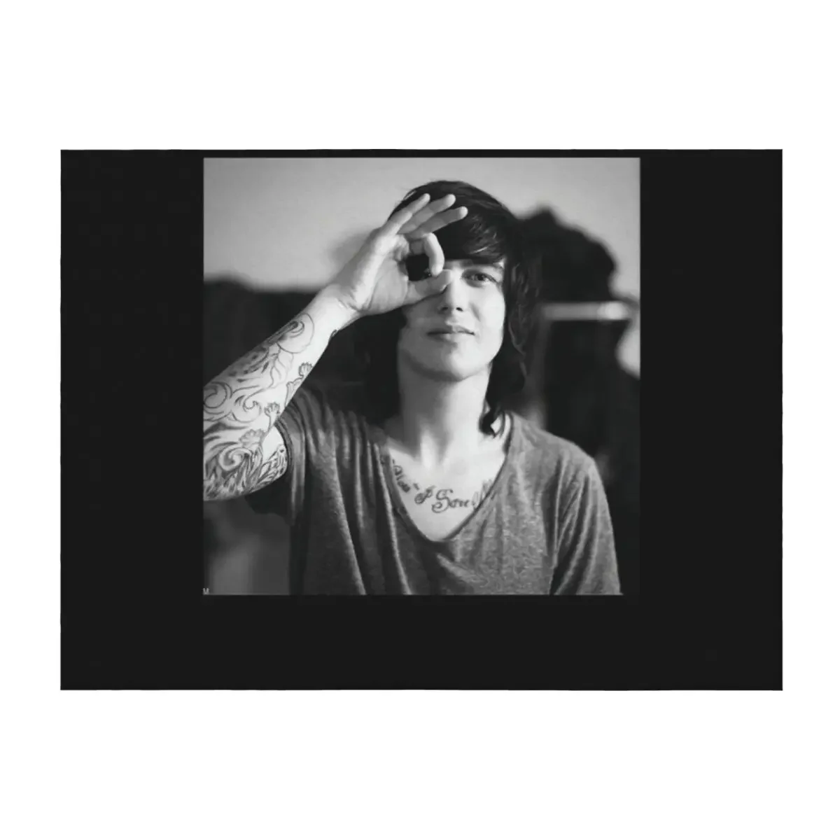 

Kellin Quinn 04 Classic Throw Blanket Hairys Polar Sofas Picnic Blankets
