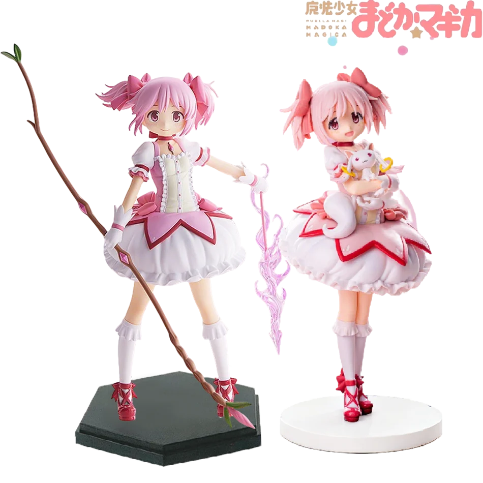 18CM 마법소녀 마도카 마기카 애니메이션 피규어 카나메 마도카 마법소녀 PVC 애니메이션 액션 피규어 귀여운 애니메이션 만화 모델 장난감 선물
