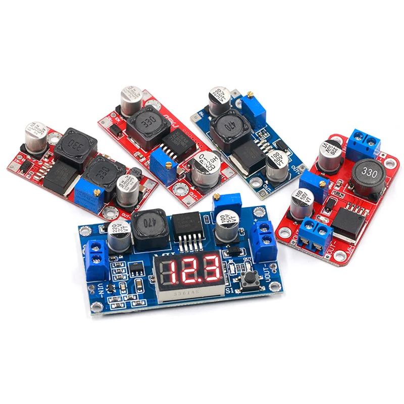 XL6009 DC-DC Boost power supply regulator Output adjustable 5V/6/9/12V to 24v with 4A digital display