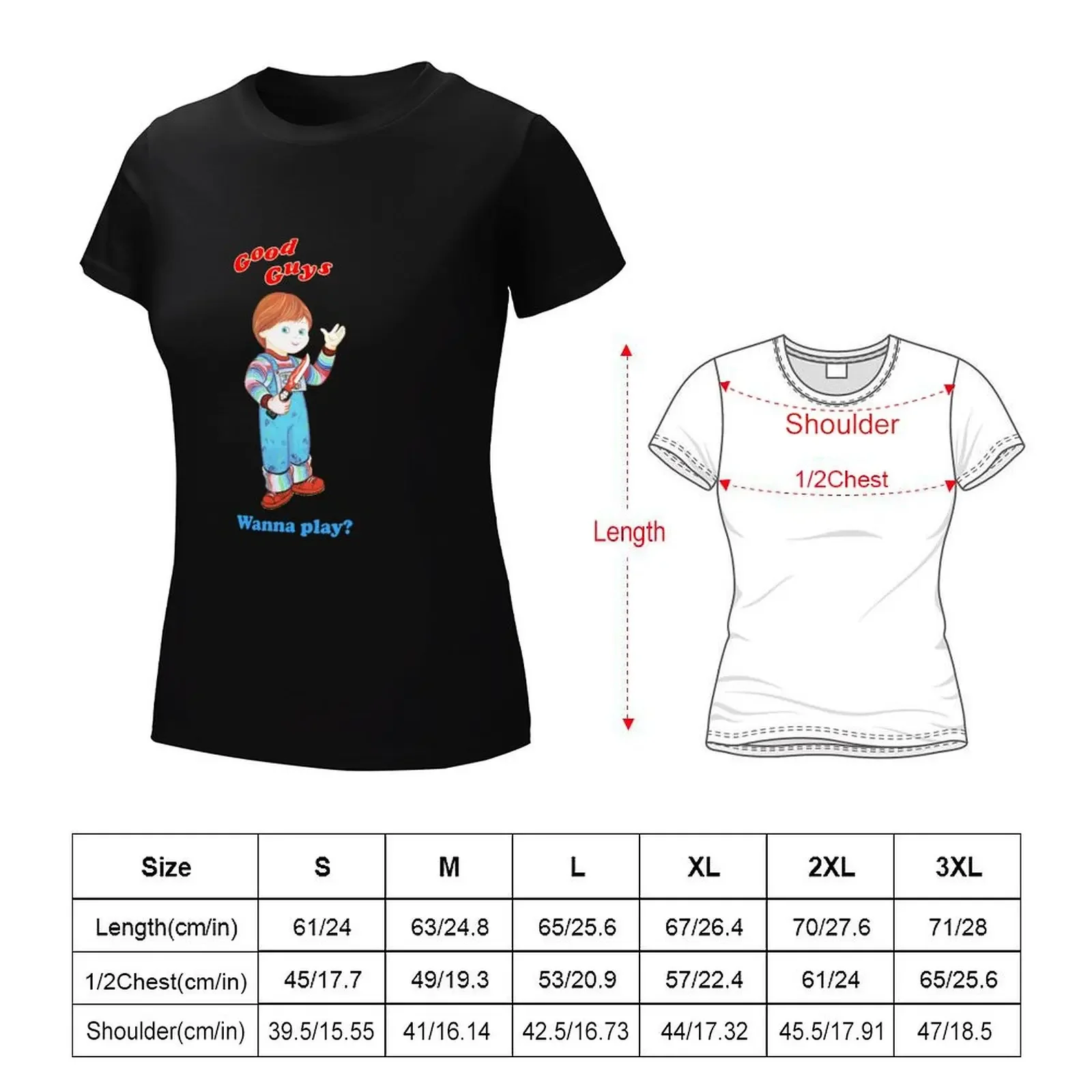 Good Guys Wanna Play T-Shirt animal print kawaii clothes sublime Women's clothing