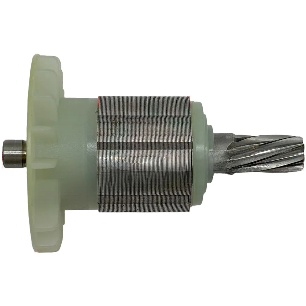 36V Brushless Chain Saw For Rotor 8 Tooth 6025 Copper Motor Armature For Electric For Chainsaw Repair Replacement Part