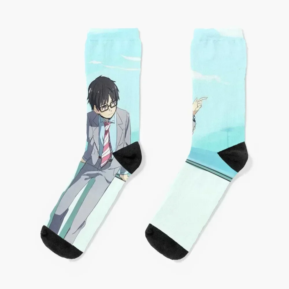 Your lie in April Socks Soccer sheer crazy christmas gift Girl'S Socks Men's