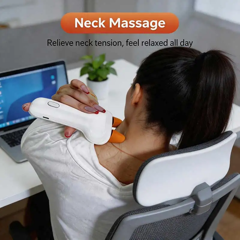 JianYouCare Finger Massager Neck Shoulder Kneading Device Simulates Human Hand Relaxation Deep Tissue Relaxation Office Travel