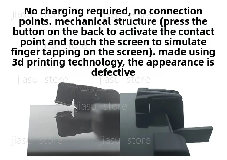 6-Key 8-Finger Game Controller for iPad Tablet PUBG Mobile Mechanical Buttons for Android No Auto Clicker