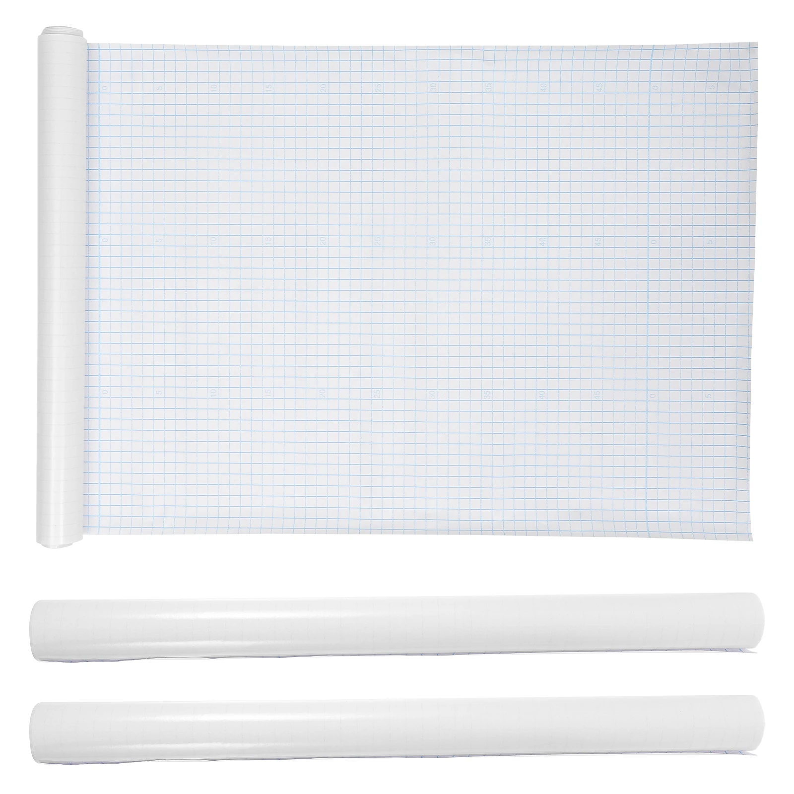 

3 Rolls 45x300cm Clear Self Adhesive Book Cover Film Transparent Plastic Protector Glossy DIY Cutable Wrap Textbooks Magazines