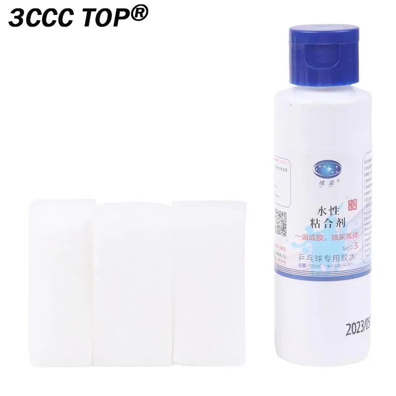 100ml Quick-drying Waterbased Glue Water Glue for Table Tennis Inorganic Glue Racket Ping Pong Speed Glue Accessories