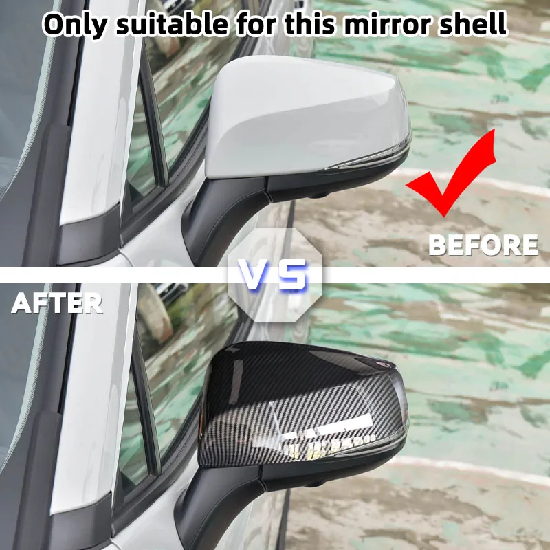 For Toyota RAV4 XA50 2019 2020 2021 2022 2023 2024 RAV 4 XA 50 Hybrid Car Rearview Mirror Cover Shell Exterior Accessories