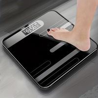 Smart Digital Body Fat Scale Rechargeable Electronic Weight Scale for Home Use with Accurate Fat Measurement Small and Portable