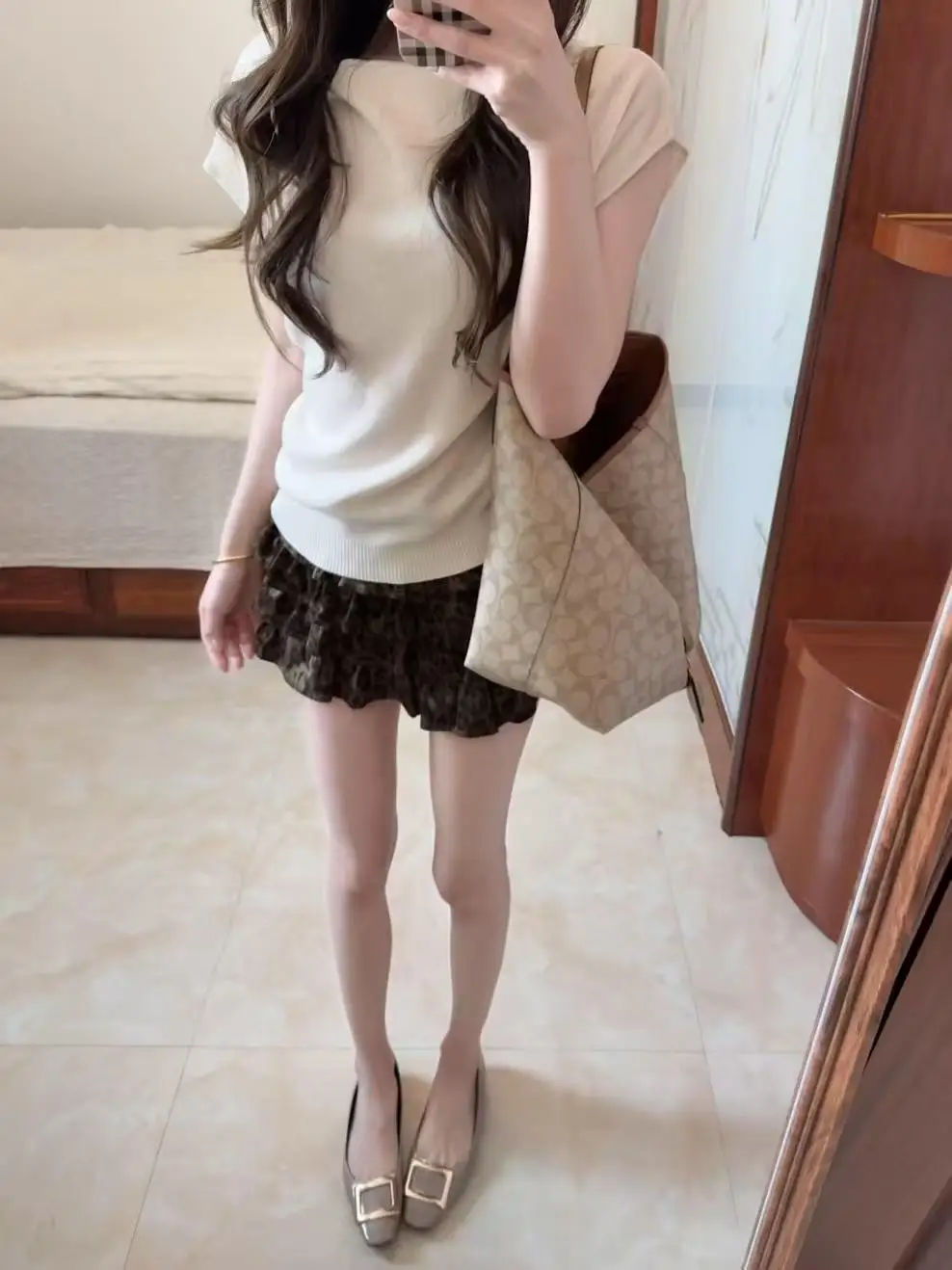 plus Size Women's Short Skirt Leopard Print Half-length Puffy Cake Style with Lace Design Spring 2026 Fashion Trend