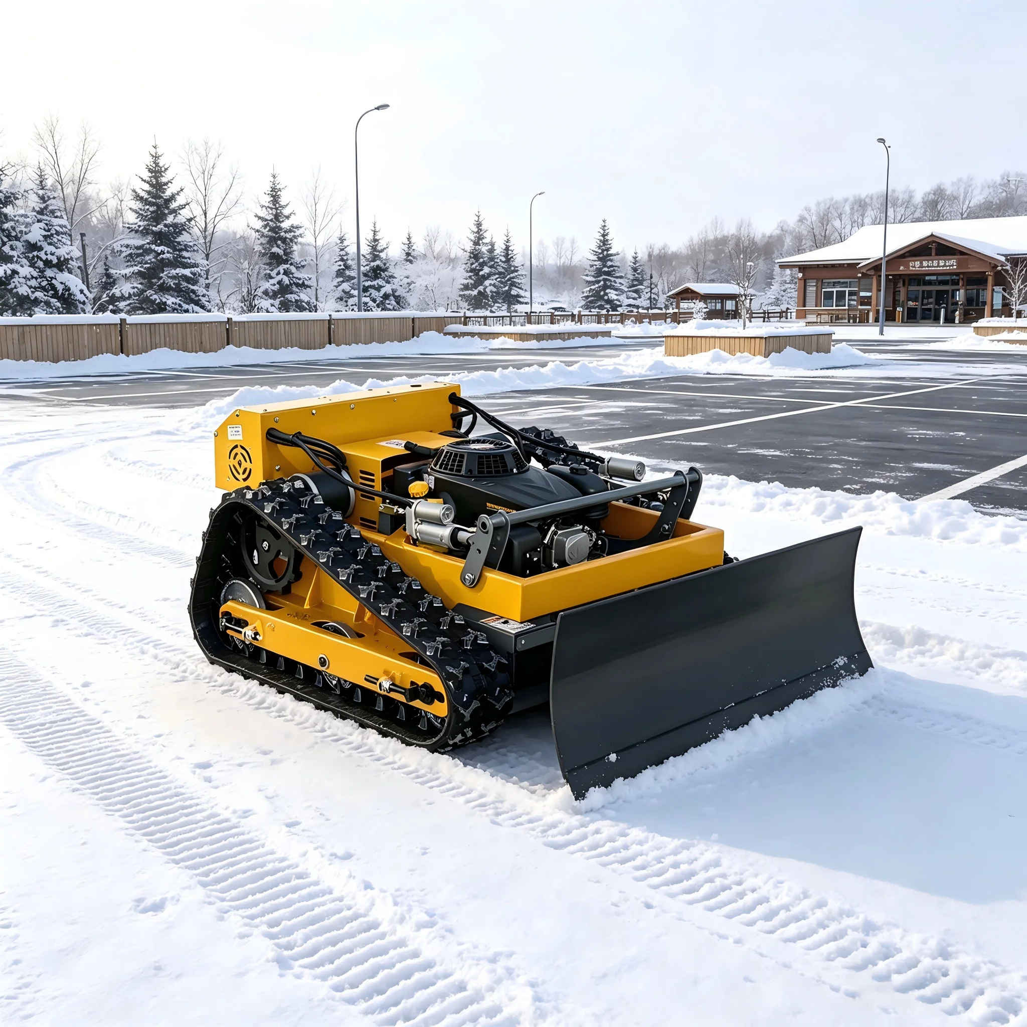Compact Size Time & Labor Saving Mini Snow Throwing Machine Field Use Compact Snow Removal Machine outdoor lawn cutter