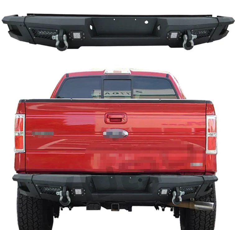 2009-2014 Front Bumper Rear Bumper Offroad Accessories Led Lights D-Rings Pickup Truck Bumper For F150